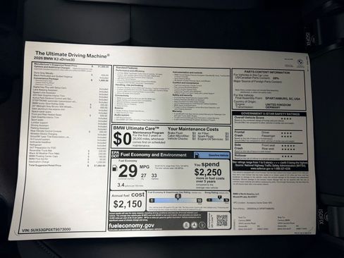 New 2026 BMW X3 xDrive30i w/ Convenience Package AWD/4WD image 27