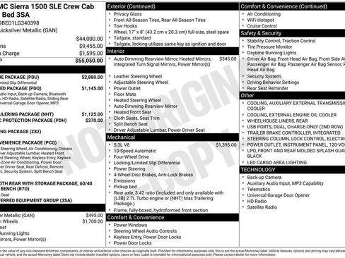 Used 2020 GMC Sierra 1500 SLE w/ SLE Value Package AWD/4WD image 57