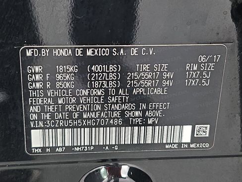 Used 2017 Honda HR-V EX image 34