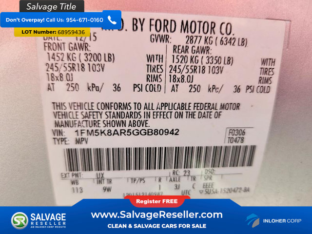 Used 2016 Ford Explorer 4WD Police Interceptor image 17