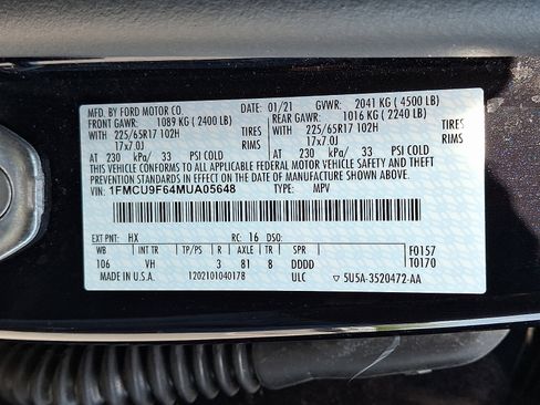 Used 2021 Ford Escape S AWD/4WD image 27
