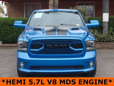 Used 2018 RAM 1500 Sport w/ Hydro Blue Sport Package RWD image 3