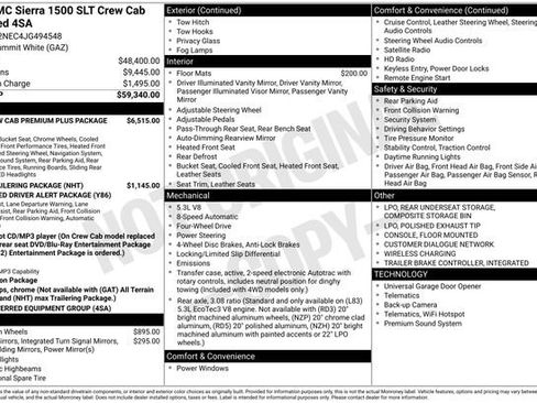 Used 2018 GMC Sierra 1500 SLT AWD/4WD image 6