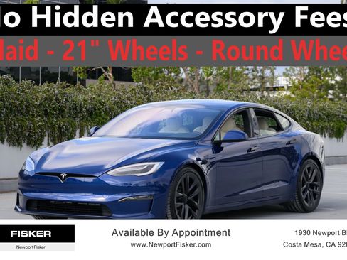Used 2021 Tesla Model S Plaid AWD/4WD image 1