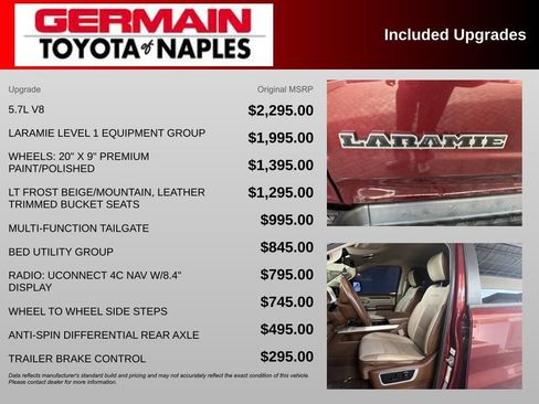 Used 2021 RAM 1500 Laramie RWD image 4