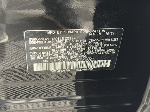 Certified 2024 Subaru Forester Limited image 33