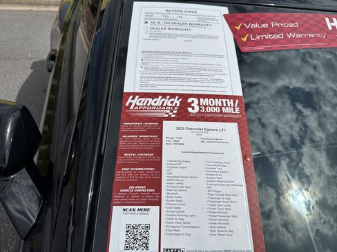 Used 2022 Chevrolet Camaro LT w/ RS Package image 32