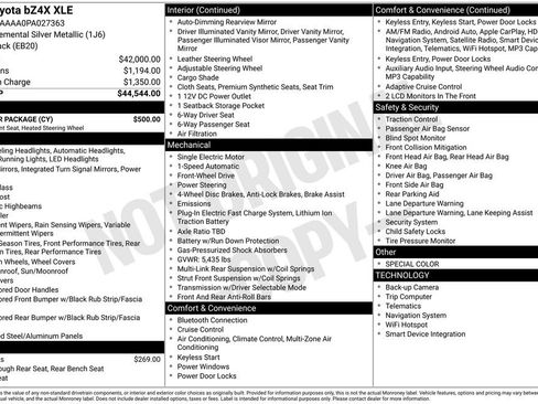Used 2023 Toyota bZ4X FWD w/ Weather Package image 17