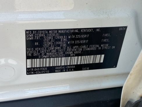 Used 2024 Toyota RAV4 LE AWD/4WD image 16