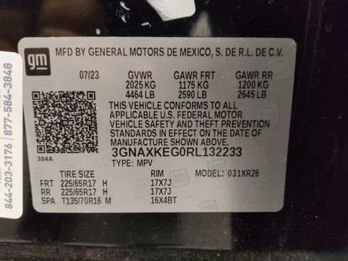 Used 2024 Chevrolet Equinox LT w/ LPO, Floor Liner Package FWD image 33