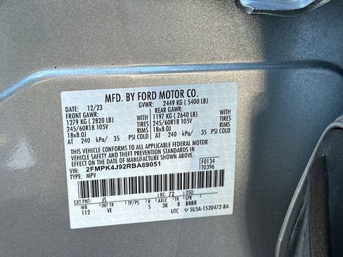 Certified 2024 Ford Edge SEL image 31