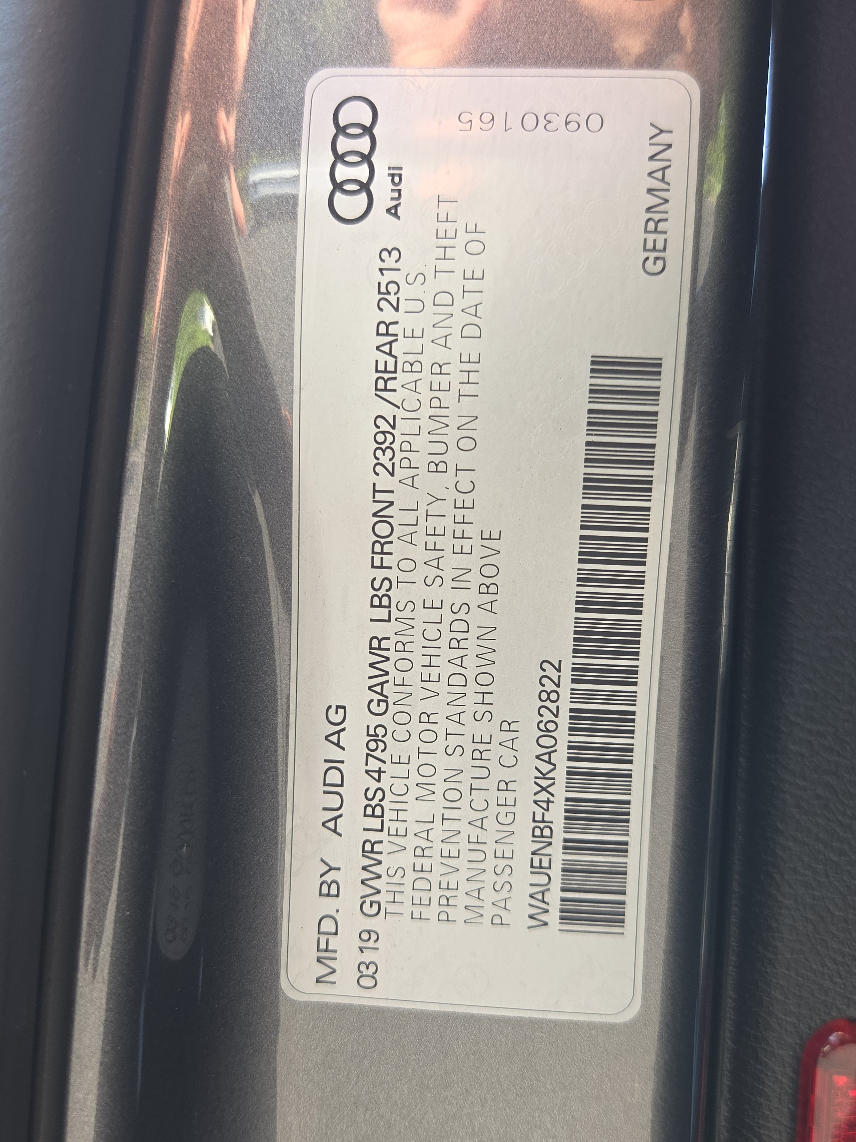 Used 2019 Audi A4 2.0T Premium Plus w/ Premium Plus Package AWD/4WD image 37
