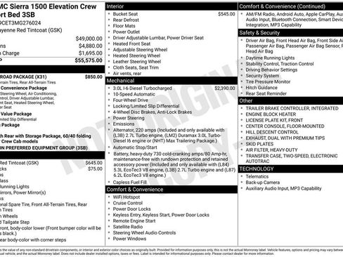 Used 2021 GMC Sierra 1500 Elevation w/ X31 Off-Road Package image 29