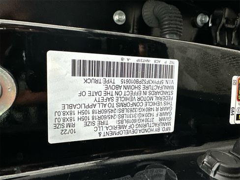 Used 2023 Honda Ridgeline RTL image 35