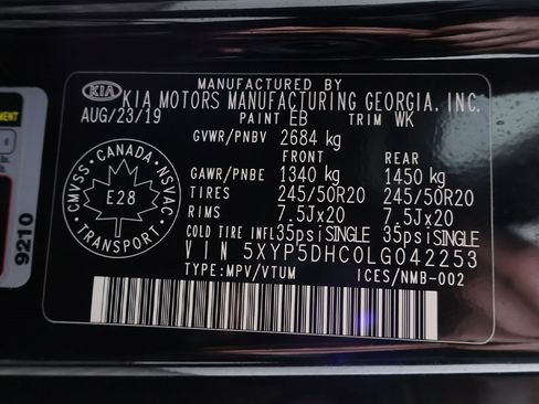 Used 2020 Kia Telluride SX image 65