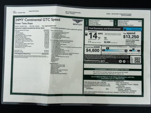 Used 2024 Bentley Continental GT Speed AWD/4WD image 24