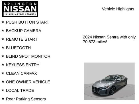 Certified 2024 Nissan Sentra SV FWD image 7