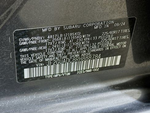 Used 2024 Subaru Crosstrek 2.0i Premium image 12