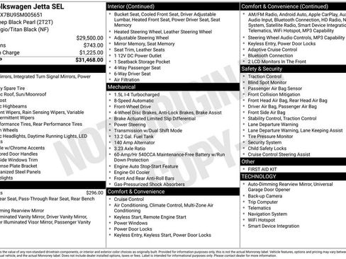Used 2025 Volkswagen Jetta SEL FWD image 1