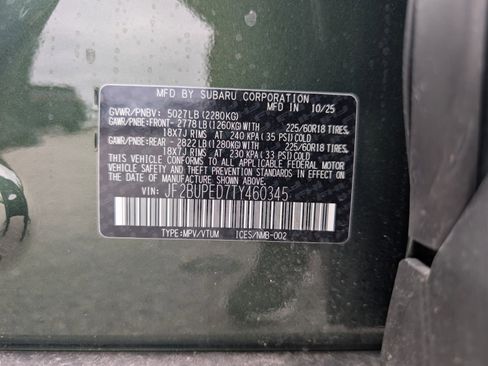Certified 2026 Subaru Outback Touring AWD/4WD image 41