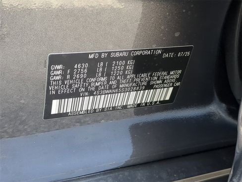 New 2025 Subaru Legacy Limited image 33