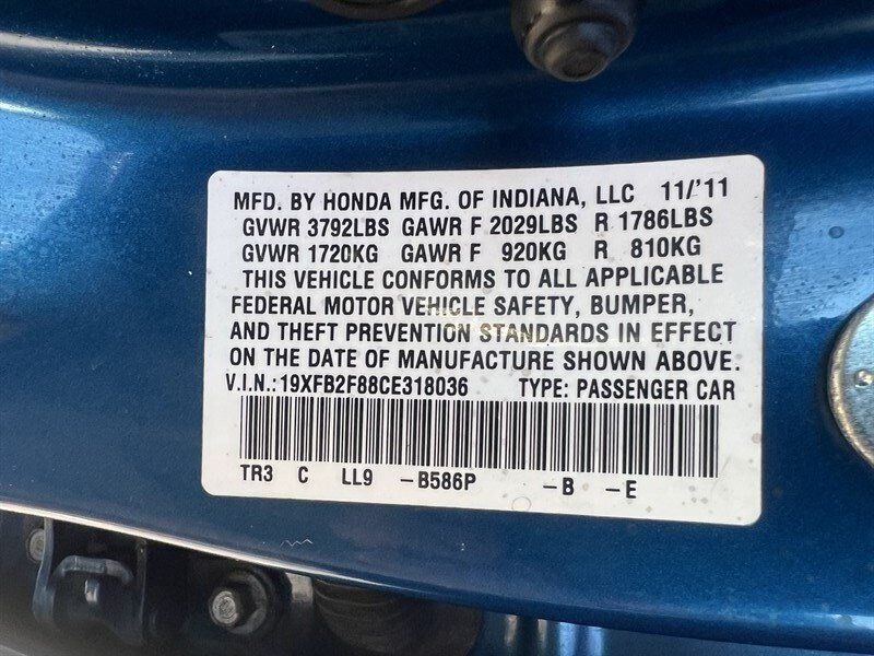Used 2012 Honda Civic EX image 29