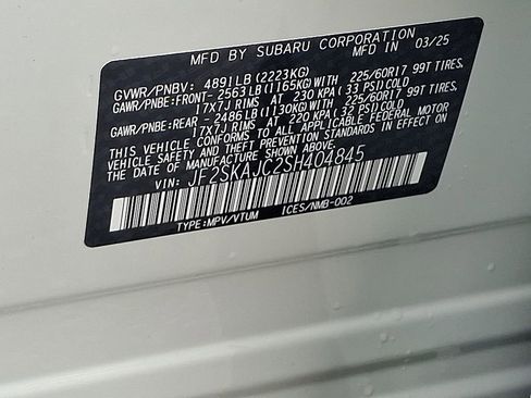 Used 2025 Subaru Forester Wilderness w/ Wilderness Package image 30