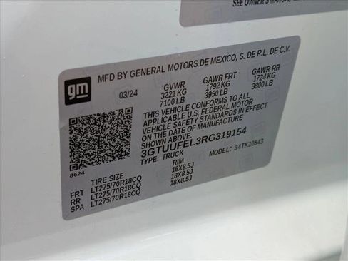 New 2024 GMC Sierra 1500 AT4X w/ AT4X AEV Edition image 19