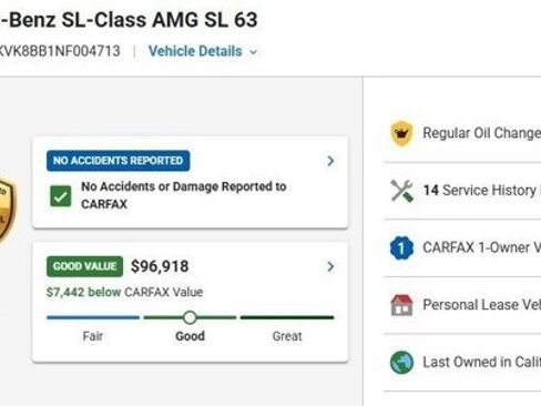 Used 2022 Mercedes-Benz SL 63 AMG 4MATIC image 3