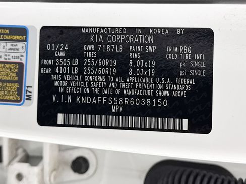 Certified 2024 Kia EV9 Wind AWD/4WD image 41