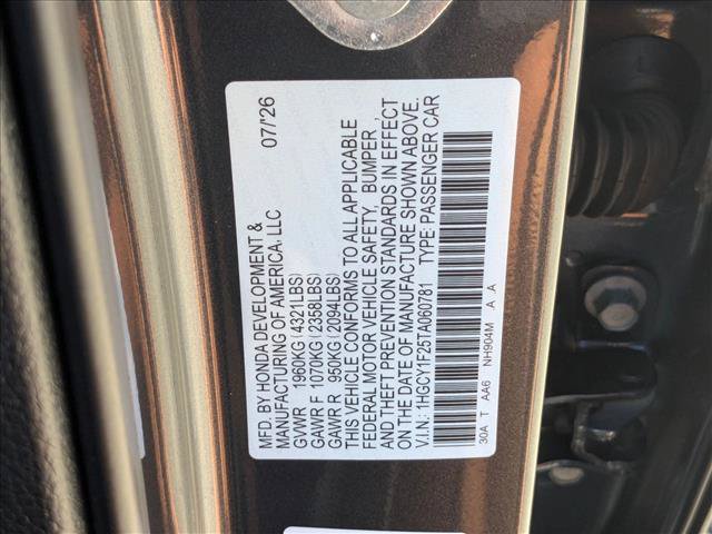 New 2026 Honda Accord LX image 16