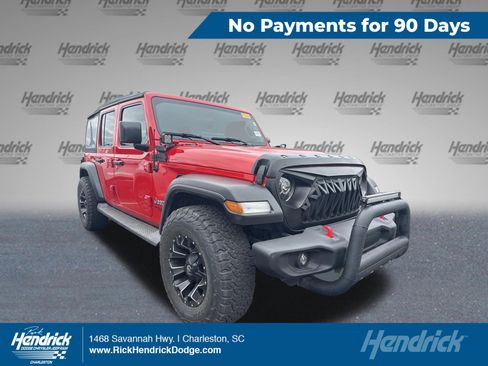 Used 2021 Jeep Wrangler Unlimited Sport AWD/4WD image 1