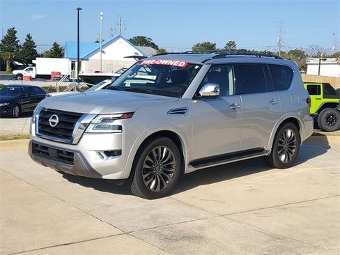 Used 2023 Nissan Armada Platinum w/ Captain's Chairs Package image 1