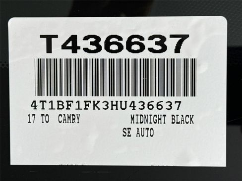 Used 2017 Toyota Camry SE FWD image 35