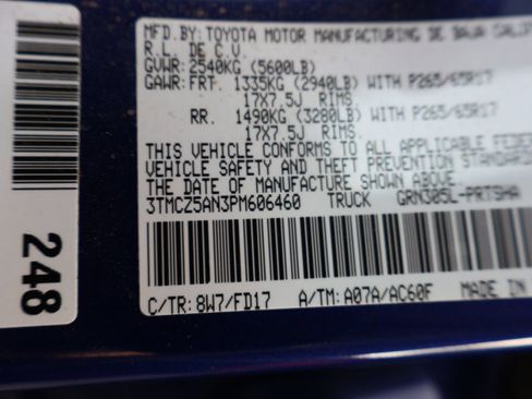 Used 2023 Toyota Tacoma TRD Sport w/ Technology Package image 13