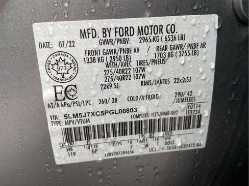 Used 2023 Lincoln Aviator Reserve w/ Equipment Group 201A AWD/4WD image 32