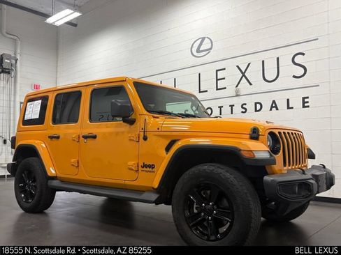 Used 2021 Jeep Wrangler Unlimited Sahara AWD/4WD image 2