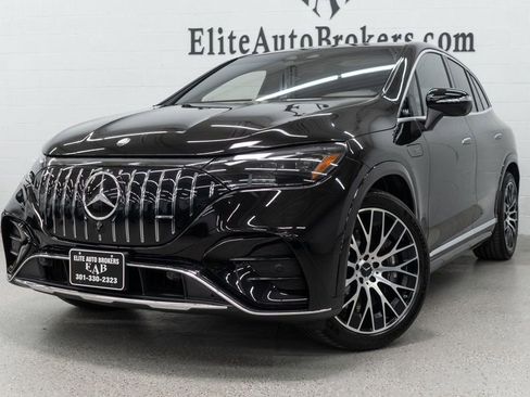 Used 2024 Mercedes-Benz EQE AMG 4MATIC SUV w/ Winter Package image 55