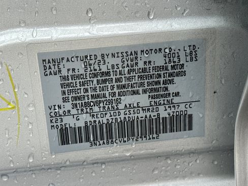 Certified 2023 Nissan Sentra SV image 28