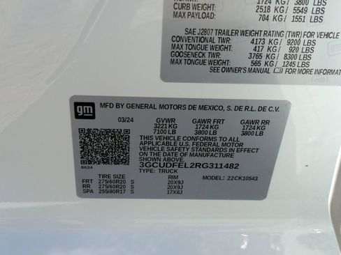 Certified 2024 Chevrolet Silverado 1500 LT Trail Boss w/ LT Trail Boss Premium Package AWD/4WD image 34