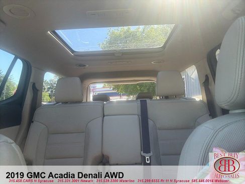 Used 2019 GMC Acadia Denali w/ LPO, Floor Liner Package AWD/4WD image 16