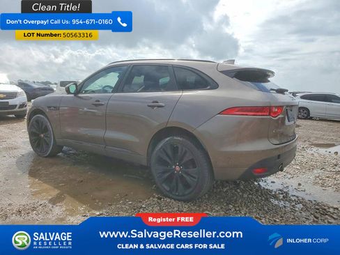 Used 2017 Jaguar F-PACE R-Sport AWD/4WD image 3