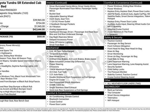 Used 2024 Toyota Tundra SR w/ SR Tow Package RWD image 2