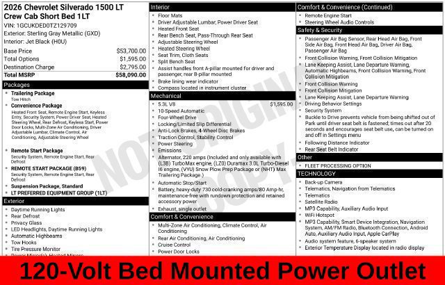 Used 2026 Chevrolet Silverado 1500 LT AWD/4WD image 35