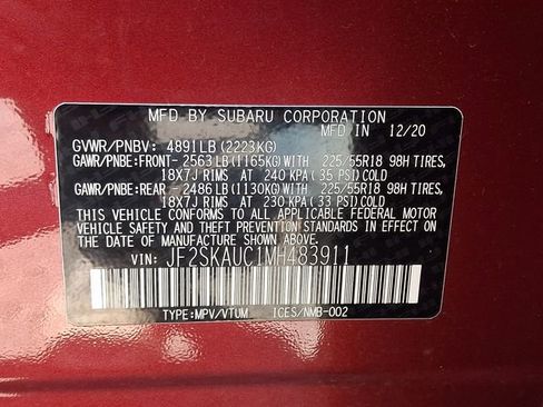 Used 2021 Subaru Forester Limited AWD/4WD image 27