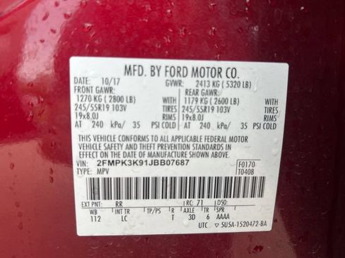 Used 2018 Ford Edge Titanium w/ Technology Package FWD image 40