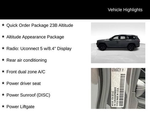 Used 2023 Jeep Grand Cherokee L Laredo AWD/4WD image 27