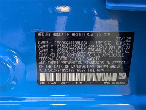 Certified 2026 Honda HR-V Sport image 23