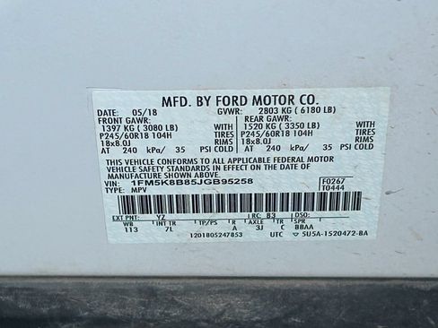 Used 2018 Ford Explorer 4WD image 36