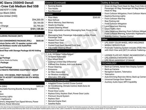Used 2026 GMC Sierra 2500 Denali Ultimate w/ Max Trailering Package AWD/4WD image 40